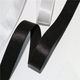 Sling Gloss Underwear Shoulder Strap Bright Velvet Bra Underwear Elastic Band Black and White Elastic Band Bra Band