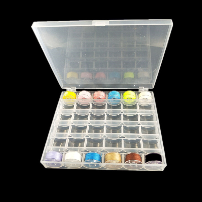36 grid bobbin transparent box bobbin box 36 PCs quality bobbin box (excluding bobbin)