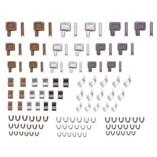 Cross-border exclusive for 3#5#8# zipper latch box clothes repair zipper accessories U-code upper stop plug I-code