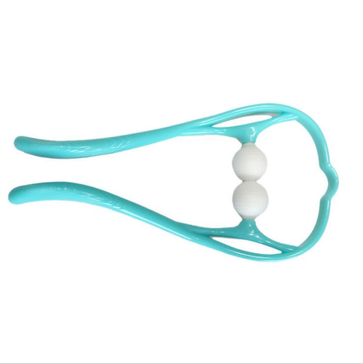 Manual cervical vertebra massager multifunctional office cervical vertebra massager home clip neck meridian massage ball wholesale
