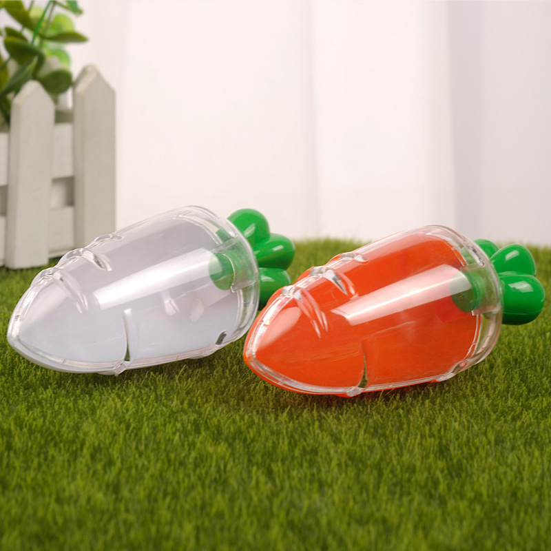 Factory direct supply Creative carrot plastic transparent Easter wedding candy box baby Full Moon gift