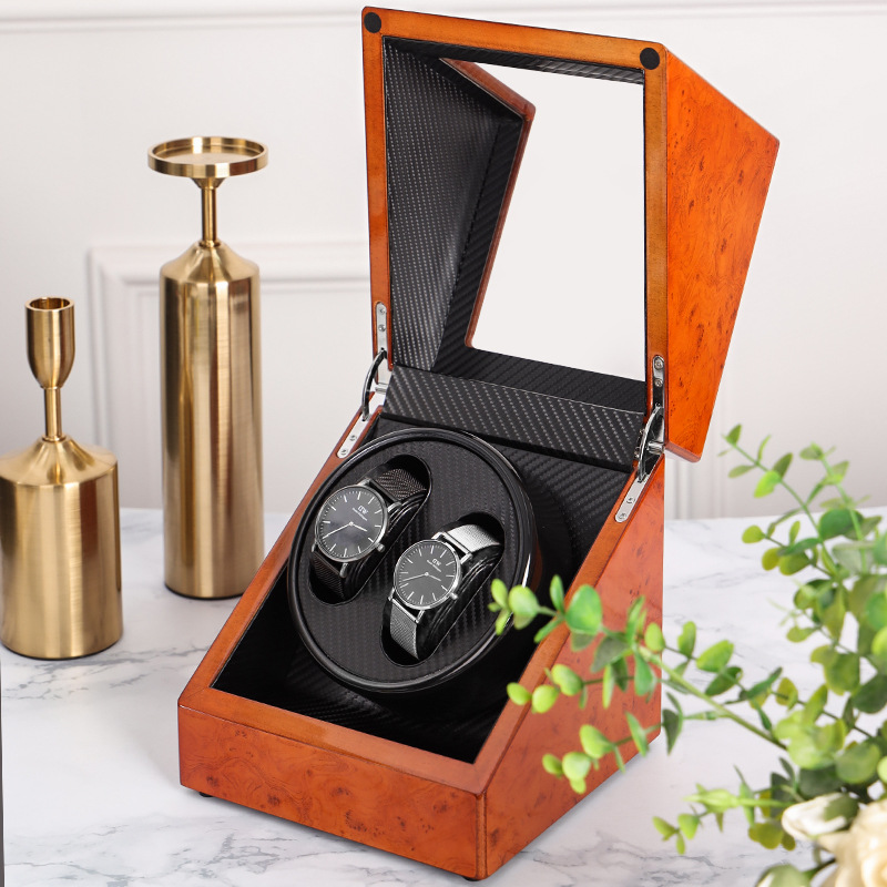 Electric motor box multi-color paint single head inner PU leather electric watch shaker watch winder