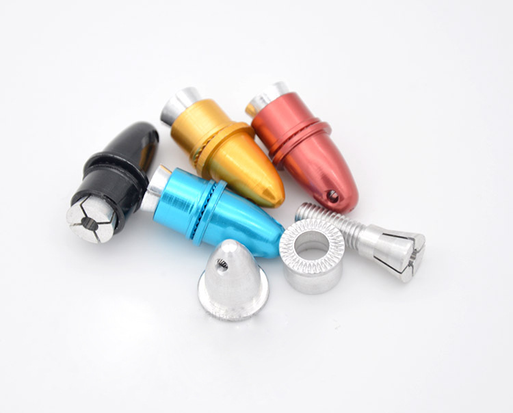 Brushless motor bullet oar clamp 3.0 3.17mm inner hole 5MM6MM aircraft model motor accessories color bullet
