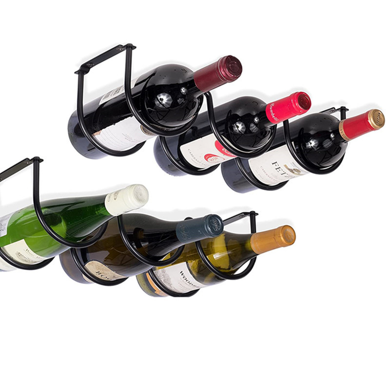 Simple Wine Rack Living Room Kitchen Wine Rack Creative Iron Wine Rack Household Wine Cabinet Ornaments