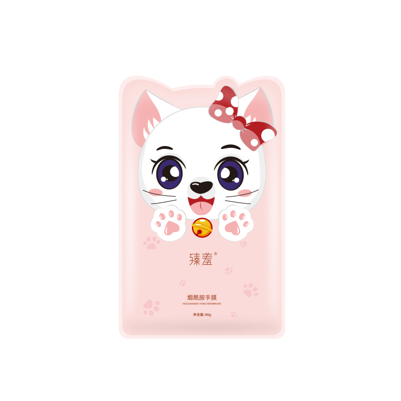 Zhenyan niacamide skin rejuvenation cat claw hand mask hydrating feet foot mask moisturizing exfoliating bovine colostrum hand mask for hair wholesale