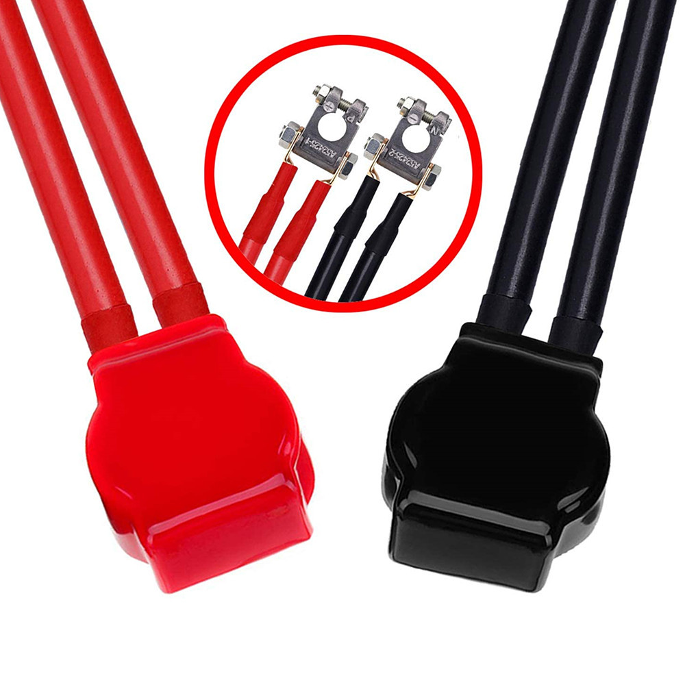 Cross-border hot sale battery lead terminal pair kit heavy battery clip lead alloy heavy car accessories