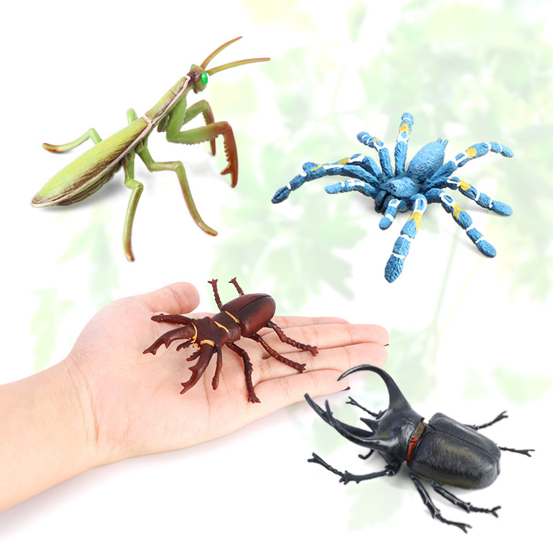 クロスボーダー静的シミュレーション昆虫モデルクモ天牛カマキリ蝶蚊昆虫子供認知動物玩具|undefined