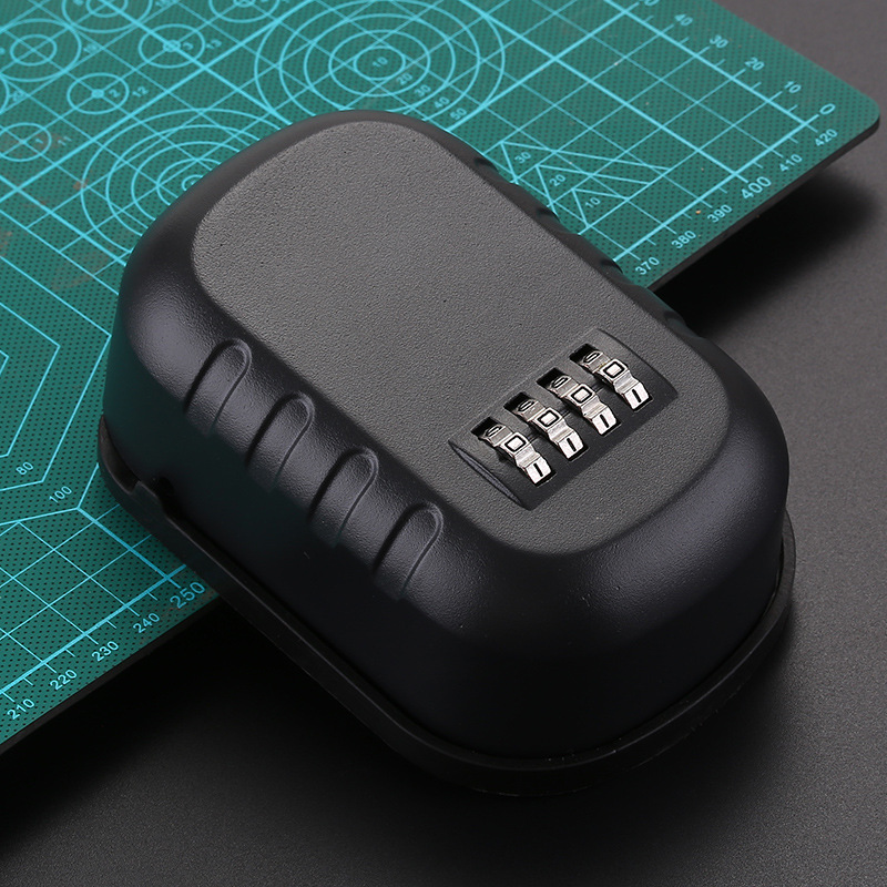 Password lock key box Amazon new Black gray wall-mounted customizable LOGO decoration key box password lock