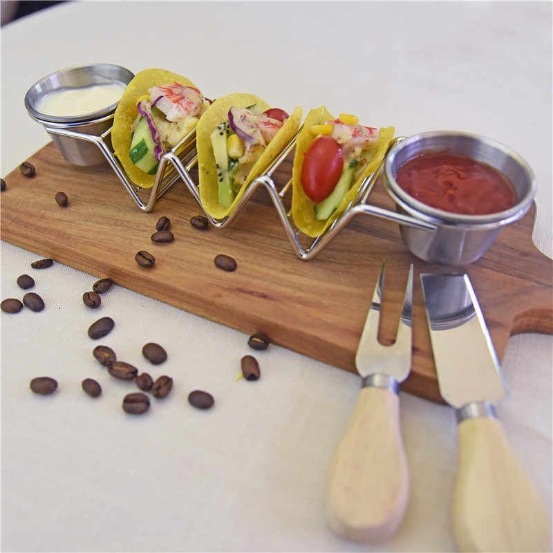Creative Taco with sauce cup pancake Holder spring roll Holder Mexican Taco Holder pancake Holder corn roll Holder