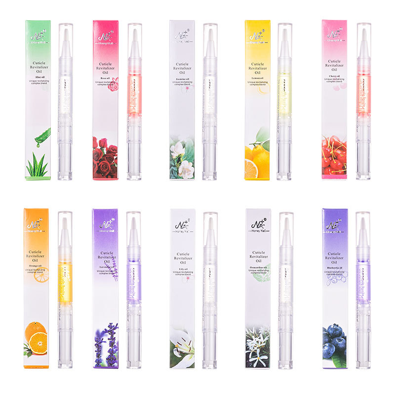 Nail nutrition pen finger oil plant nutrition oil pen anti-barbed moisturizing skin 15 kinds of fragrance N + factory direct sales