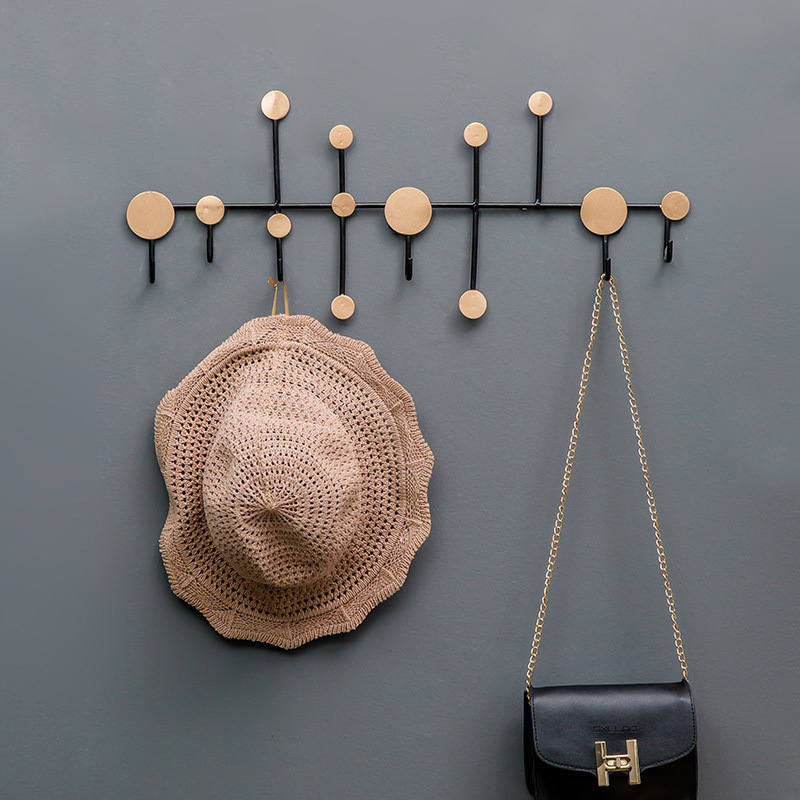 Creative hook balcony shop door coat hook three-dimensional bedroom wall decoration behind the door wall hanging hallway decoration coat hook