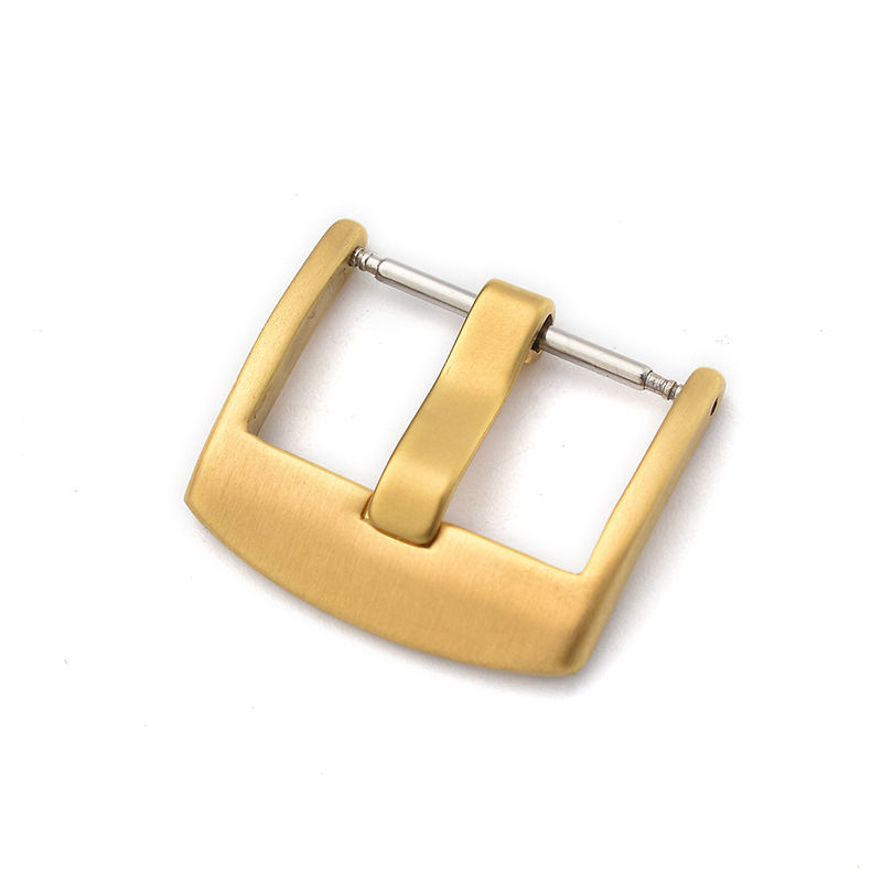 Watch buckle brushed stainless steel strap buckle for all brands of strap buckle stainless steel oil buckle 16-24mm