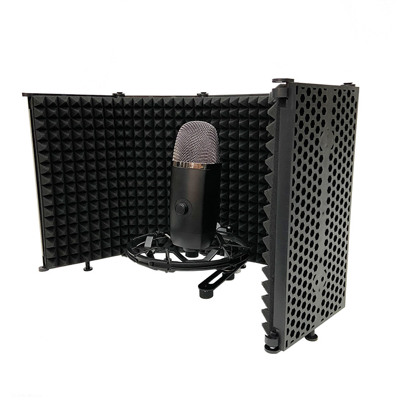 Special Rhyme Microphone Sound Insulation Cover K Song Singing Bar vlog Microphone Recording Game Live Windshield Sound Absorbing Accessories