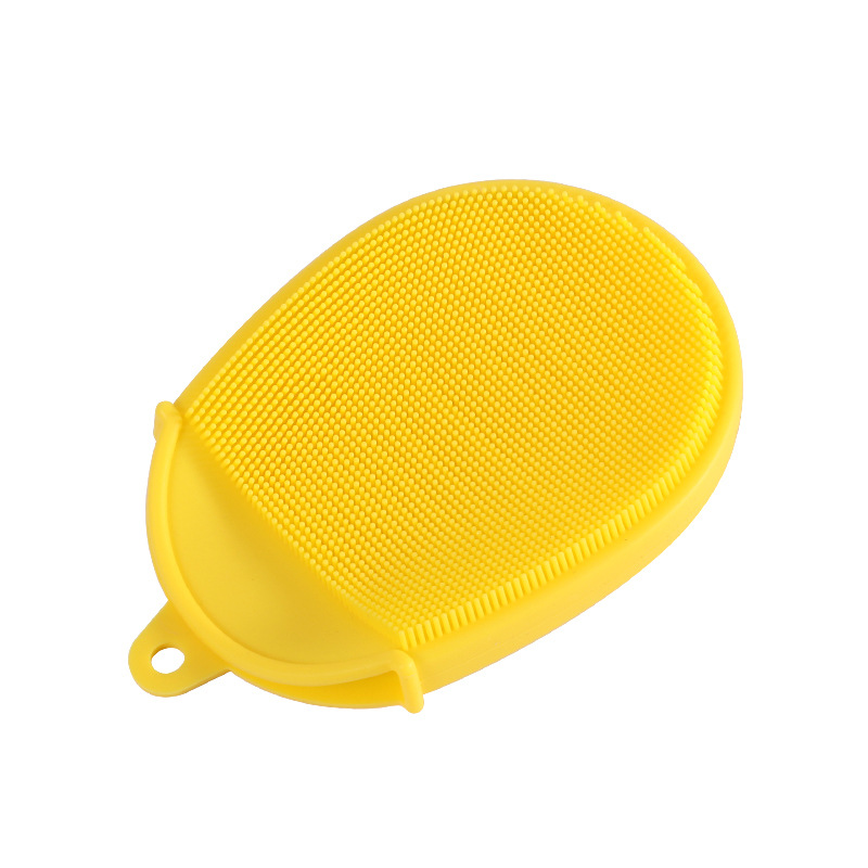 Baby Silicone Shampoo Brush Head Scaling Neonatal Bathing Bath Massage Mud Rubbing Children's Washing Baby Face Brush
