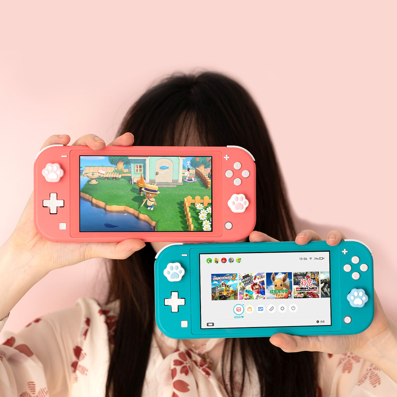 Nintendo Switch Pro コントローラーグリップ猫の足型ジョイスティックキャップ Ns ボタンアクセサリー本物のデジタルコンピュータゲーム|undefined