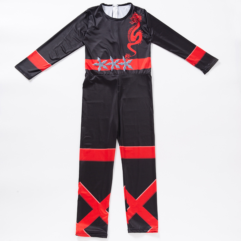 2024 new one-piece cosplay ninja costume movie character children's performance stage clothing manufacturers supply