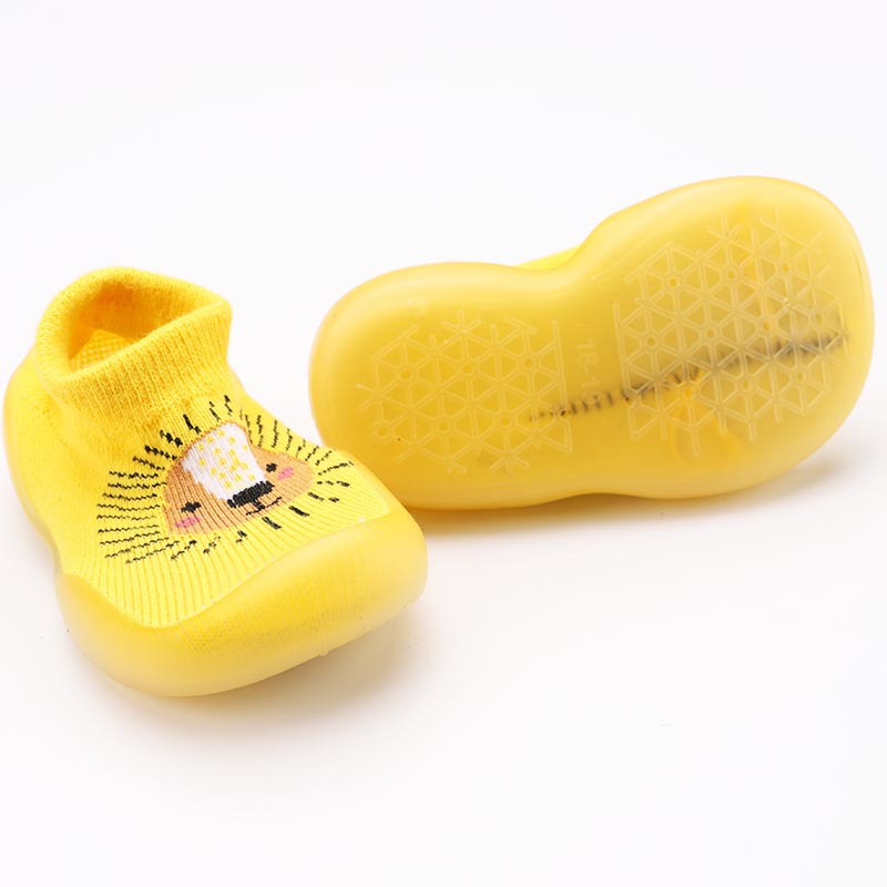 2023 New Baby Soft Sole Toddler Shoes Children's Socks Shoes Korean Style Stereo Knitted Floor Socks Shoes