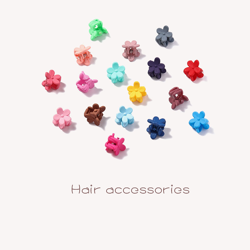 Candy Color Small Clip Headwear Internet Red Hair Clip Edge Clip Color Clip Small Flower Grab Clip Hairpin South Korea Hyun-a Kim