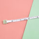 Square automatic telescopic 1.5 meters tape measure gift plastic tape measure measuring clothes Nordic style soft ruler can print logo