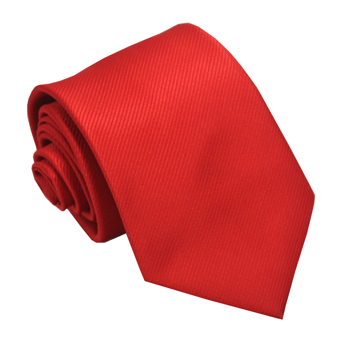 Business Casual Men's Tie Polyester Silk Twill Black Red Suit Accessories 8cm Hand Tie Solid Color Tie