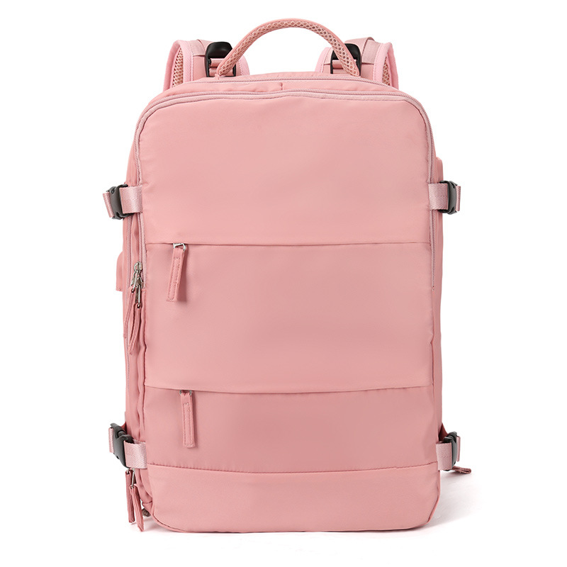 双肩包女商务背包男生可扩容旅游行李包超大容量短途多功能电脑包