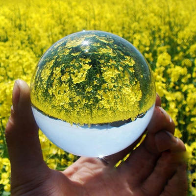 Factory crystal ball smooth k5 ball ornaments feng shui ball home decoration glass ball wholesale facet punching