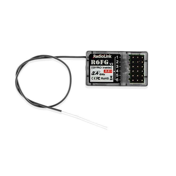 RadioLink authorized R6FG receiver 6-channel RadioLink with gyroscope function suitable for RC4GS