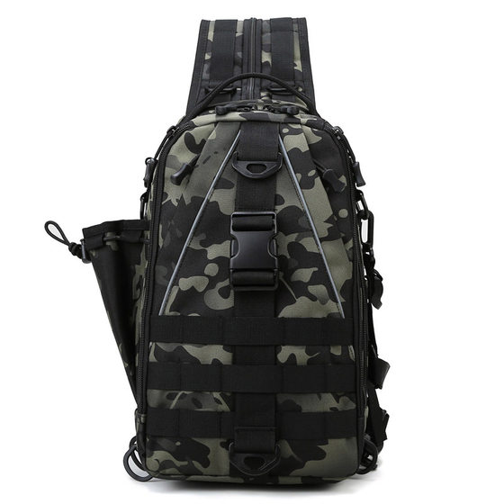 Luya bag multi-functional single shoulder dual-use backpack new outdoor camouflage tactical bag travel sports chest bag men's big
