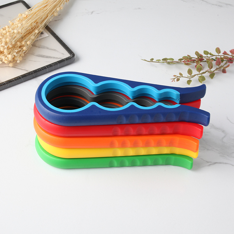 Multifunctional Four-in-One Large Bottle Opener, Household Can Opener and Bottle Opener, Twist Cap Anti-Slip Can Opener