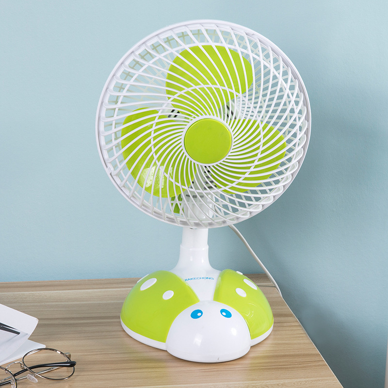 Small fan student bed bedroom automatic shaking head small fan mini office desktop fan mute