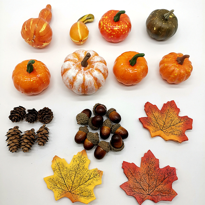 Cross-border e-commerce for pumpkin model simulation pumpkin DIY Halloween decoration supplies decoration wholesale