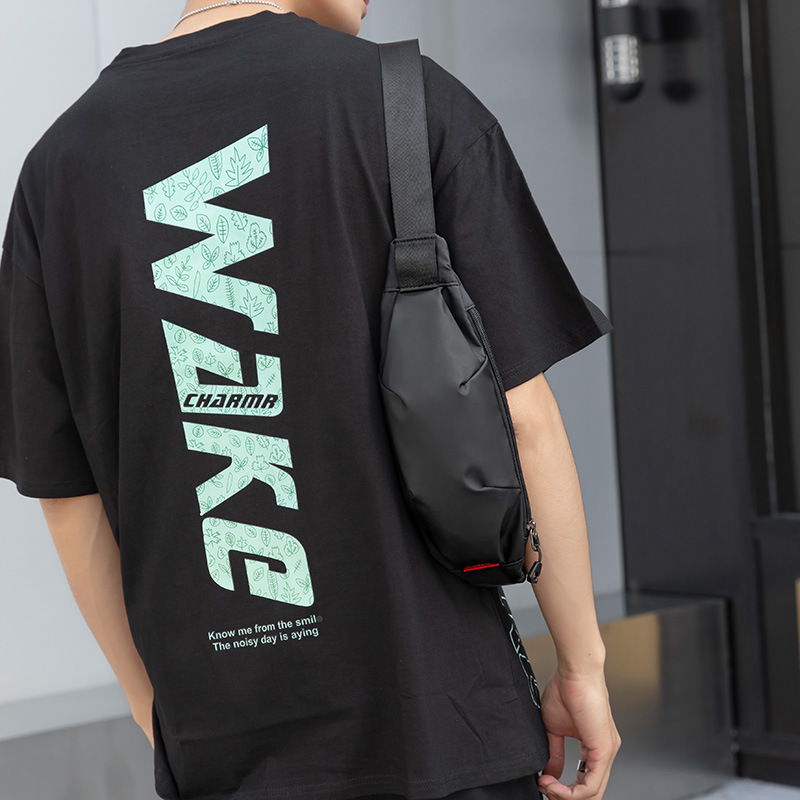 Mini waist bag men's fashion brand shoulder messenger bag fashion tide ins chest bag mobile phone bag small lightweight backpack wholesale