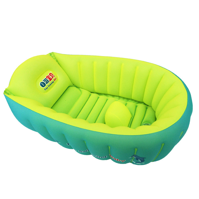Relaxing baby inflatable baby bathtub baby bath portable folding bathtub cross-border e-commerce hot sale