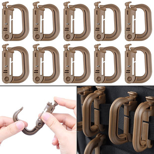 ITW GRIMLOC safety buckle tactical backpack hanging buckle D-type buckle quick hanging carabiner backpack hanging buckle