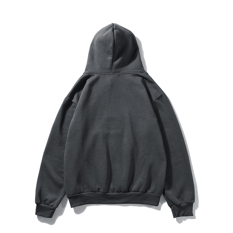 Cross-border foreign single source of European and American fashion brand with letters foam printing men's and women's plus velvet set hooded sweater