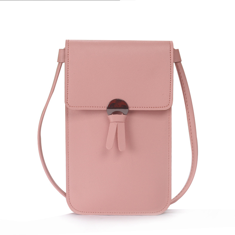 Small Bag Women's 2020 New Transparent Touchscreen Shoulder Bag Crossbody Bag Girl Fashion All-match Mobile Phone Bag