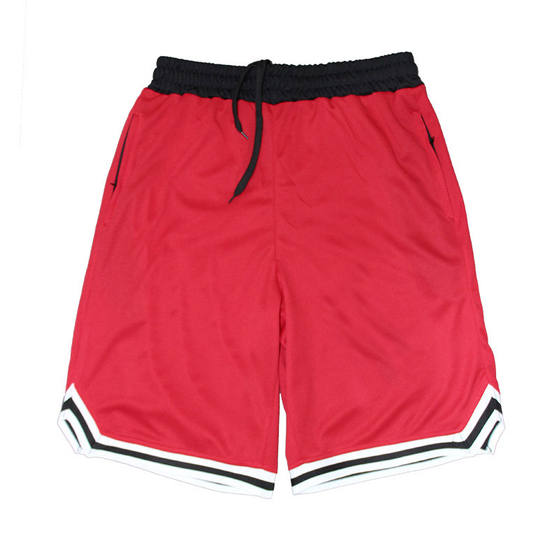 Men's Casual Shorts European and American Running Fitness Trendy Shorts Mesh Breathable Summer Loose Basketball Training Pants