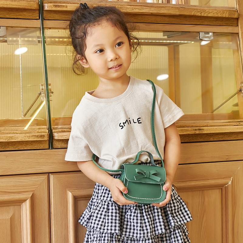 2020 Summer new girls shoulder bag Korean fashion mini bow personality children mini backpack wholesale