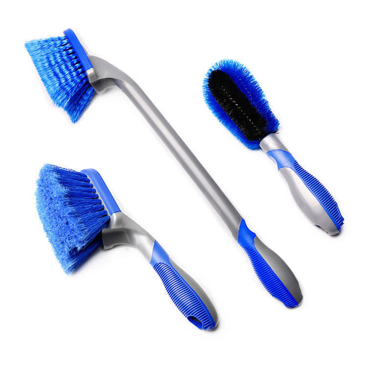 Automobile wheel hub brush long handle tire brush wheel hub cleaning tool car wash tire brush special cleaning decontamination brush