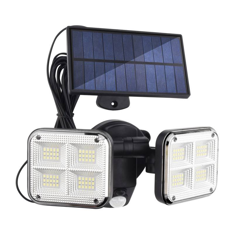 LED split multi-angle free rotating solar light body induction wall light outdoor lighting garden light