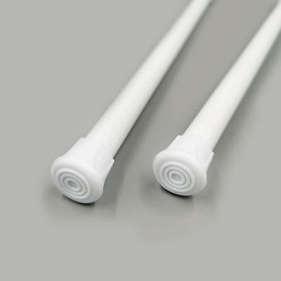 Installation-free Shower Curtain Telescopic Rod Punch-free Door Curtain Rod Curtain Rod Balcony Clothes Drying Rod Wardrobe Clothes Hanging Rod Telescopic Rod