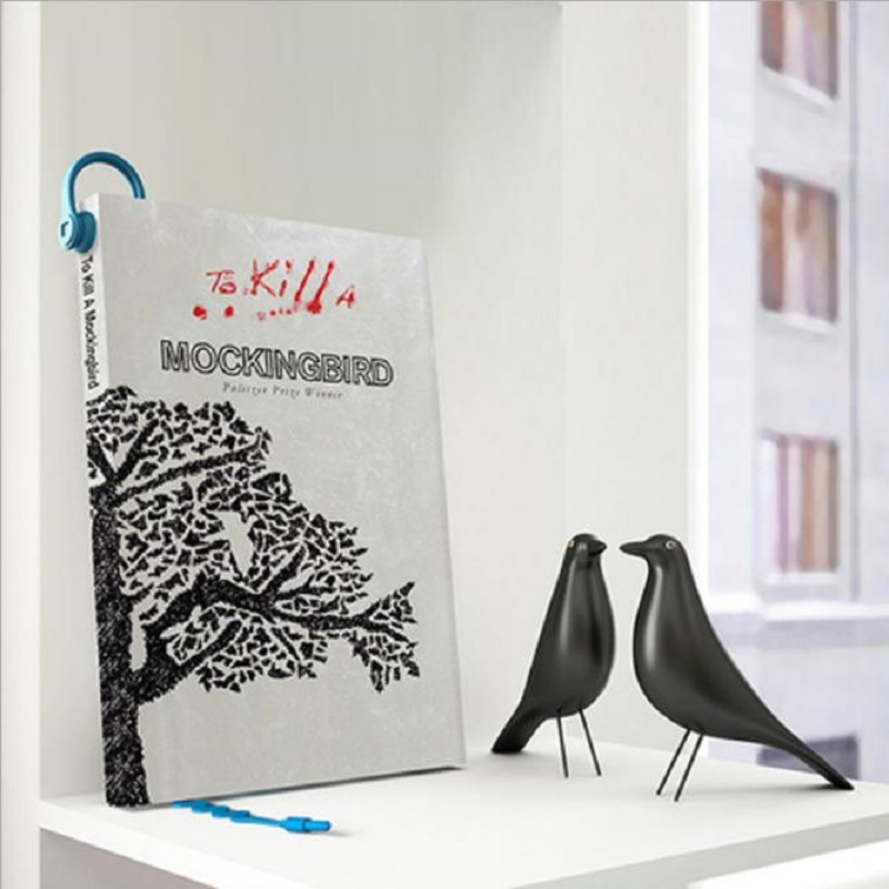 Creative Office Personality 3D Music Headset Modeling Bookmark New Strange Student Reading Page Splitter