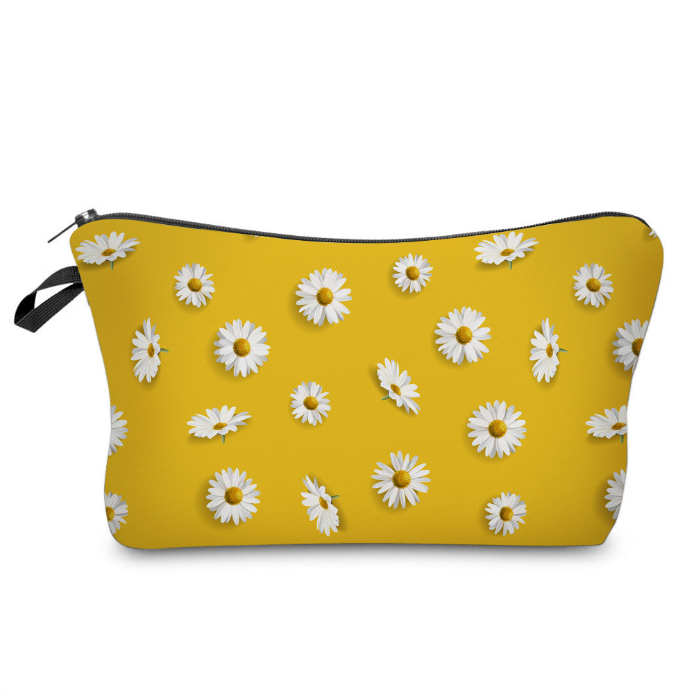 2020 New Amazon Hot Selling Daisy Makeup Bag Multi-functional Women Dumpling Makeup Bag Storage Wash Bag