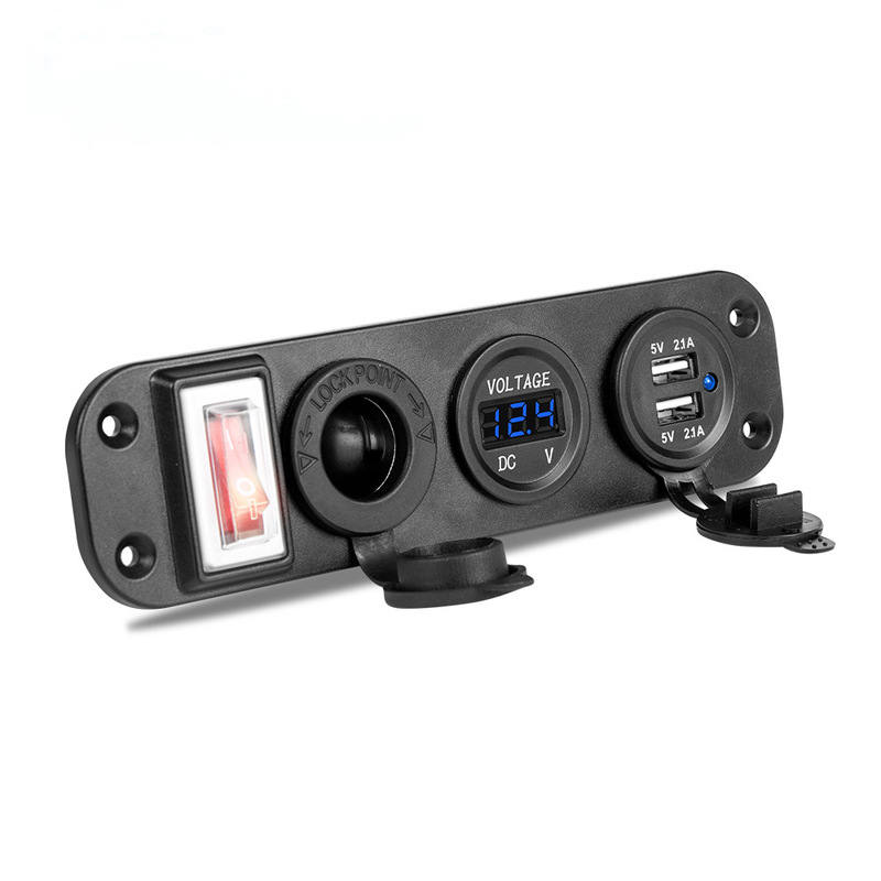 新型車載携帯電話充電器一牽引三自動車トレーラーヨット改造PD usbパネル12-24v共通|undefined
