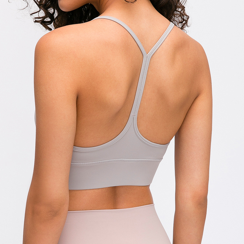 A generation of naked touching words beautiful back sports underwear women's shockproof gathered running exercise fitness yoga bra
