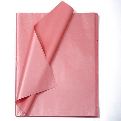 Rose gold copy paper Pearl pear paper color party paper 50 * 35CM cross-border folding bag 50 sheets