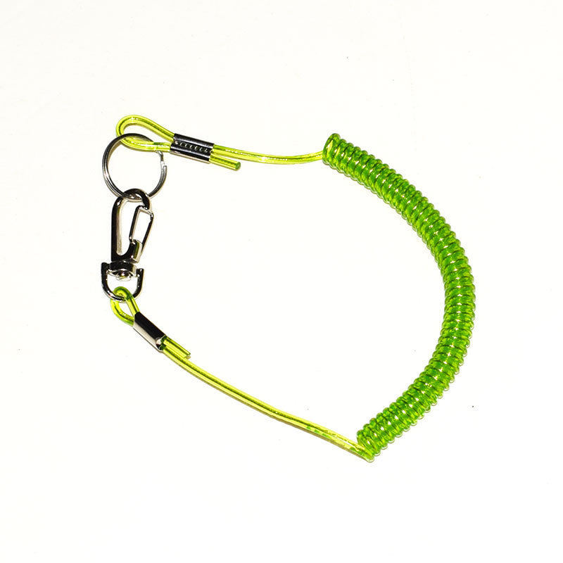 Fishing Rod Missing Rope Fishing Steel Wire Luya Spring Luya Forceps Fish Controller Hand Rod Hanging Rope Lanyard Retractable Rope