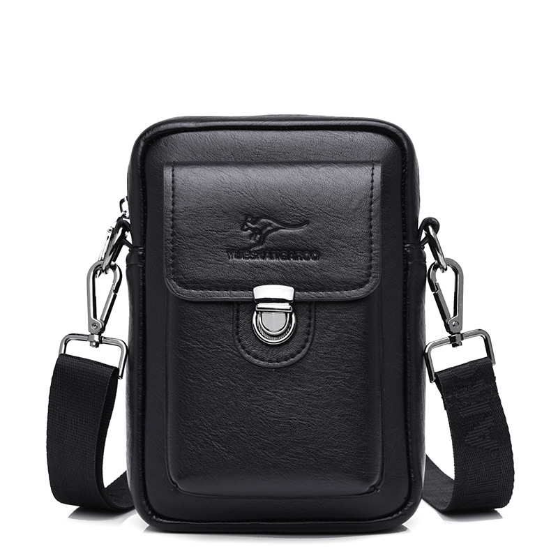 Mike Kangaroo Mobile Phone Bag Men's Crossbody Bag Small Backpack Fashion Casual Men's Summer Korean-style Foreign Trade Cross-Border