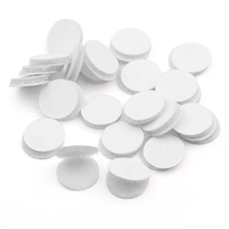 Direct supply of white punch round hook and loop kindergarten quiet book children's picture album self-adhesive back glue hook and loop