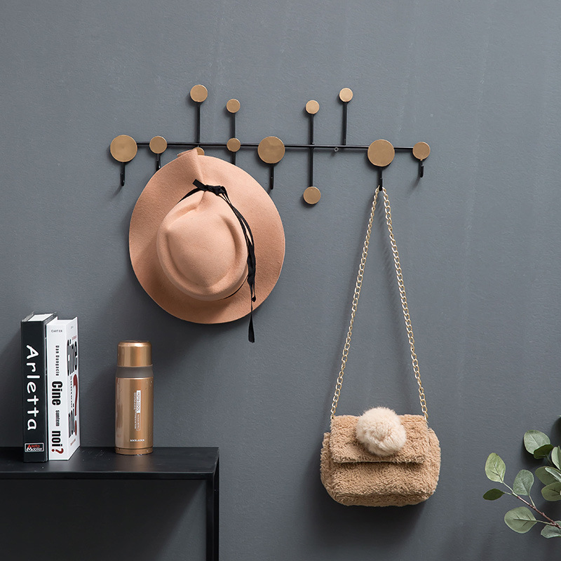 Creative hook balcony shop door coat hook three-dimensional bedroom wall decoration behind the door wall hanging hallway decoration coat hook